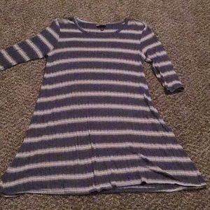 A striped dress.